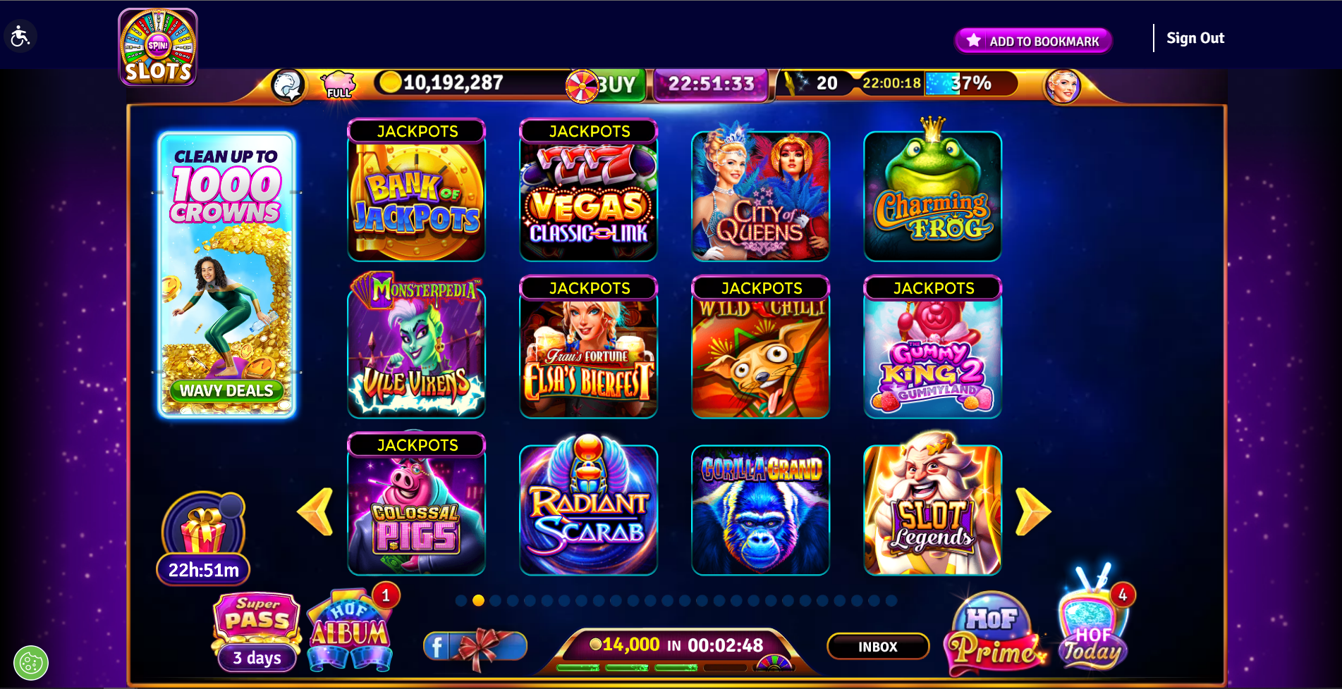Why Should You Play the Jackpot Slots on House of Fun?