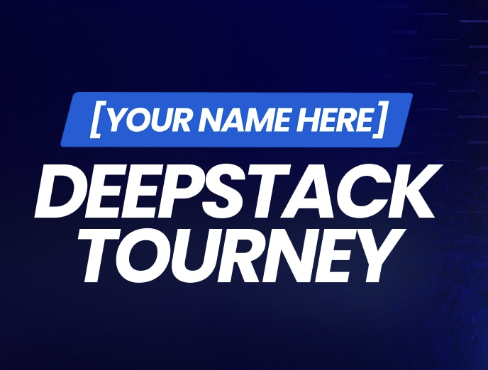 WPT Global Shares Brilliant [Your Name] Deepstack Tournament Promotion
