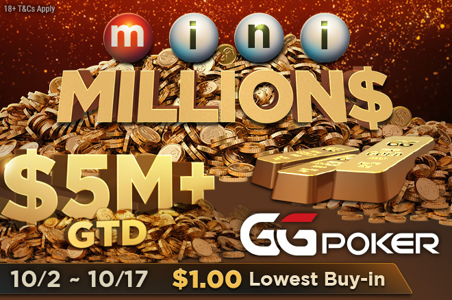 Massive Prizes for Small Buy-ins in the GGPoker Mini MILLION$ From Oct. 2