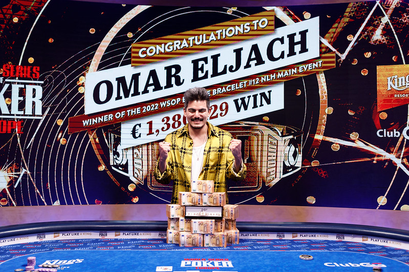 Omar Eljach Wins 2022 World Series of Poker Europe Main Event (€1,380,129) | PokerNews