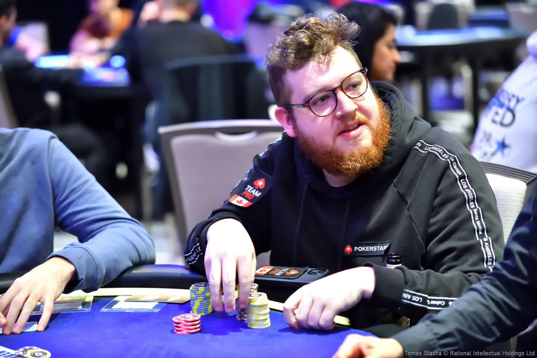 Photo of Parker Talbot “Getting in the Mix” During PokerStars Omaha Week