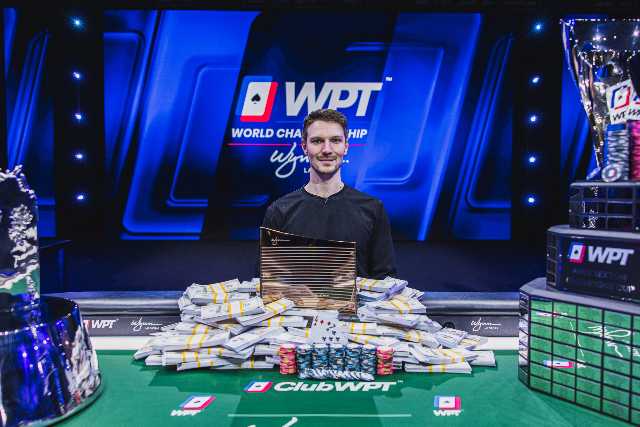 Photo of Eliot Hudon Beats Out 2,960 Entrants to Win WPT World Championship for $4.1 Million