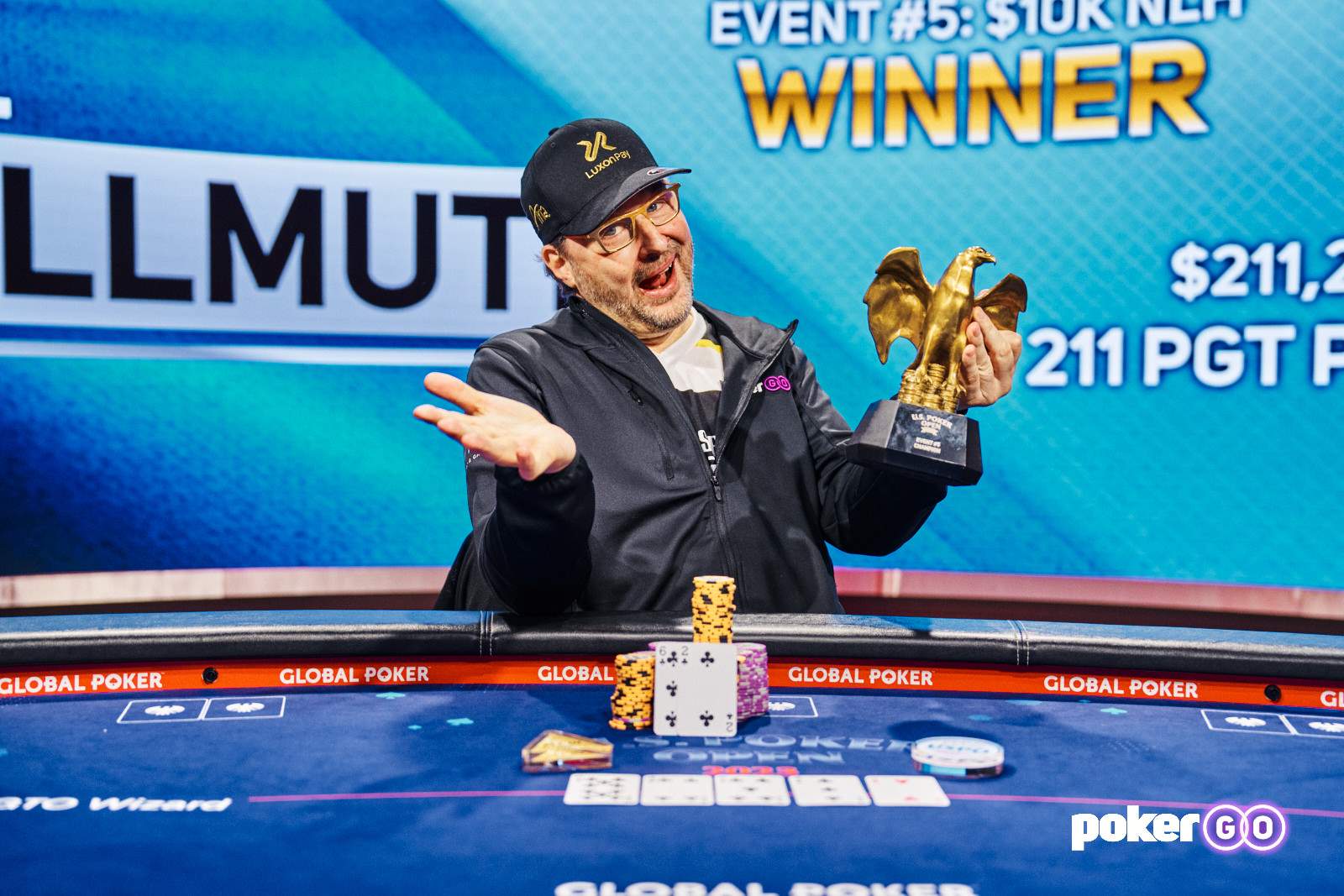 Photo of Phil Hellmuth Wins US Poker Open Event #5: $10,000 NLH for $211K w/ Straight Flush