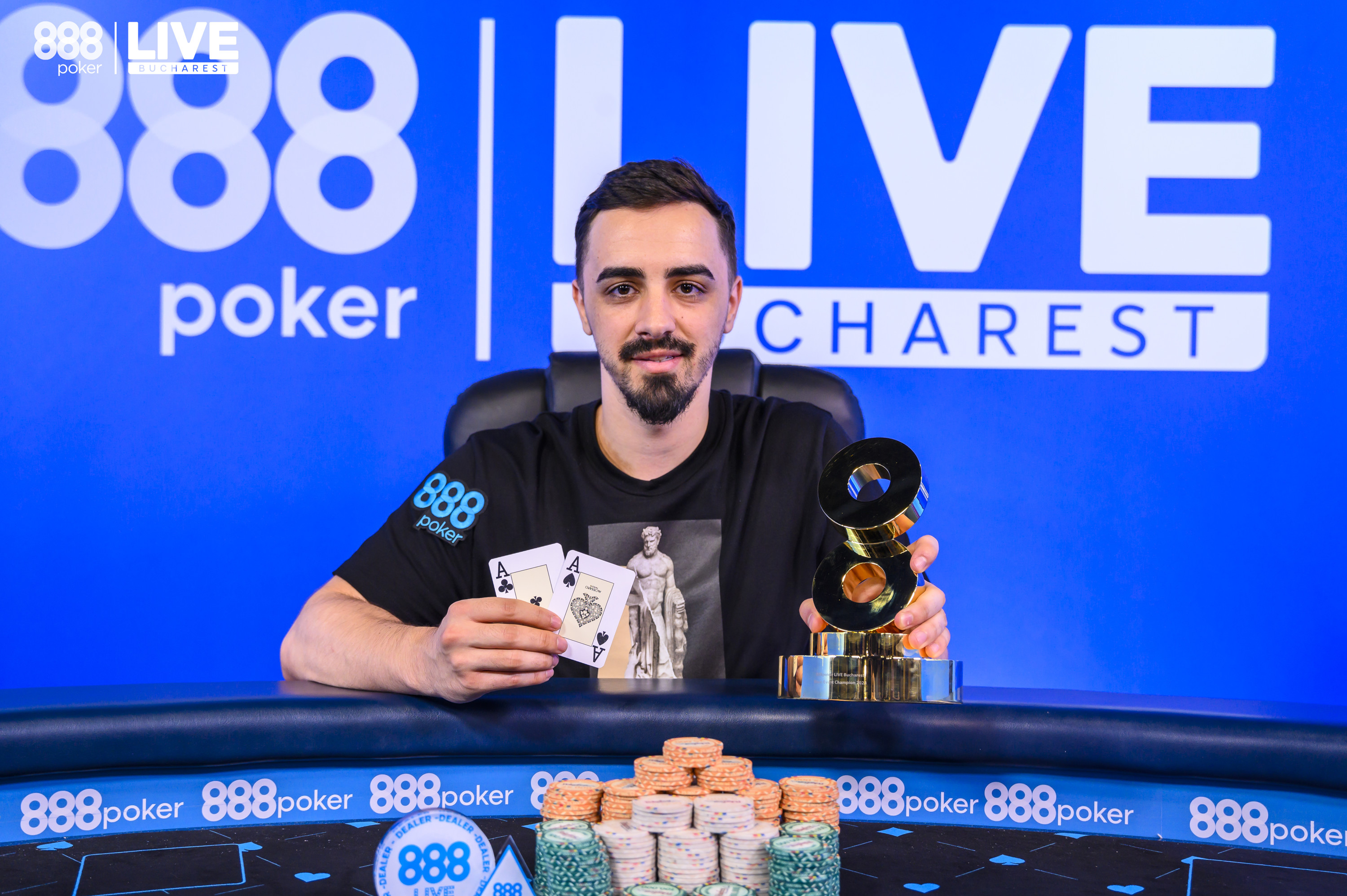 Photo of Aces Over Kings Gives Viorel Gavrila the 888poker LIVE Bucharest Main Event Title
