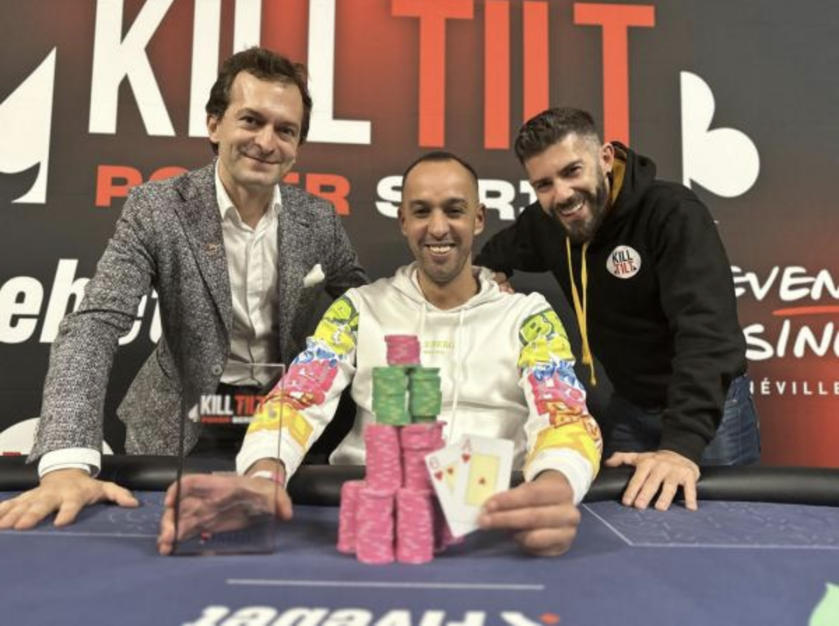 Victoire de Yacine Naciri sur les Premièrs Kill Tilt Poker Séries |  PokerNews