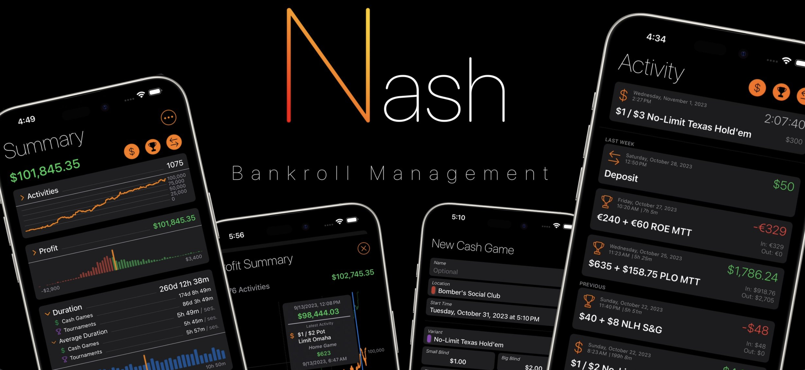Nash Bankroll Management is the Perfect Tracking App for Poker Players in 2024