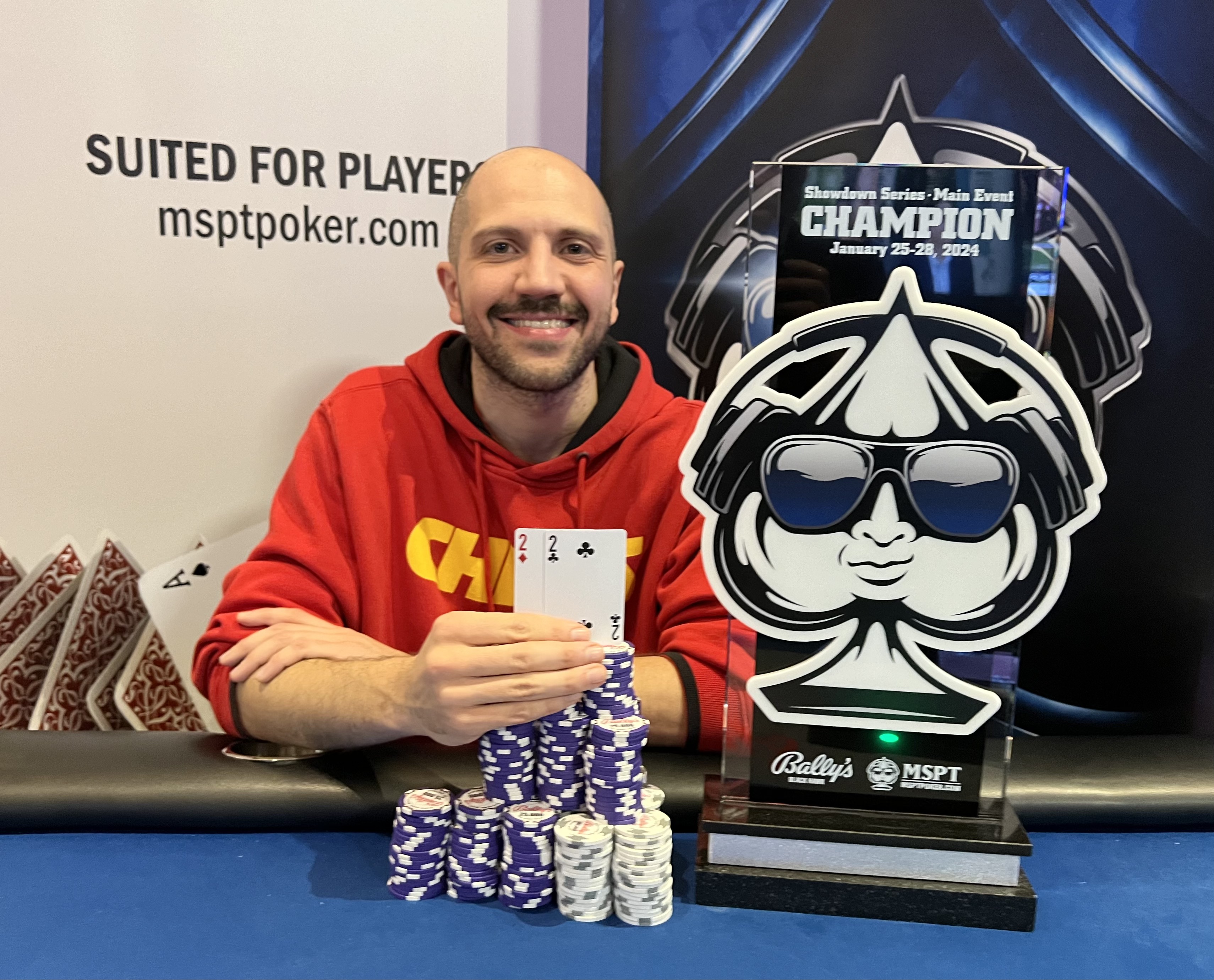 Former PokerNews Reporter Mo Nuwwarah Wins MSPT Bally's Black Hawk for $155,189