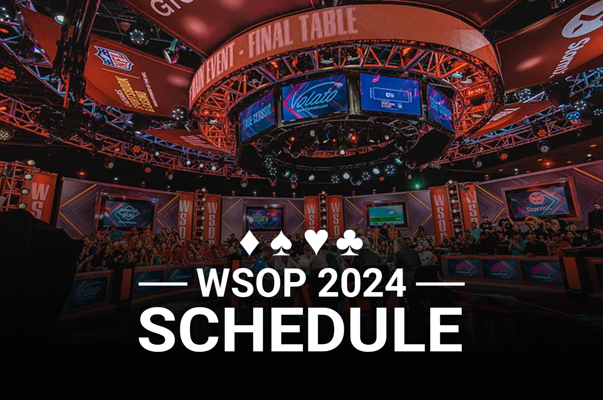 The 2024 WSOP Official Tournament Schedule PokerNews
