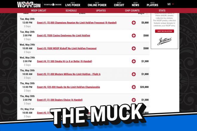 Photo of The Muck: What Does the Poker Community Like and Dislike About the 2024 WSOP Schedule?