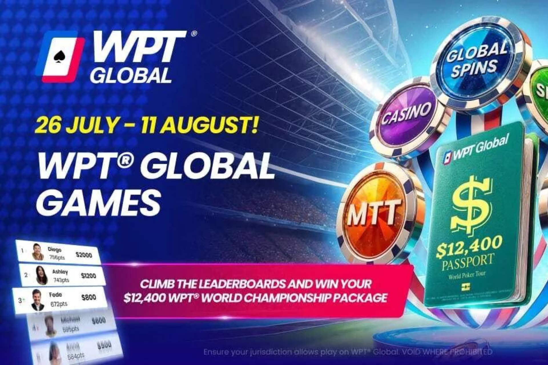 Get Ready for a Summer of Fun with the WPT Global Games