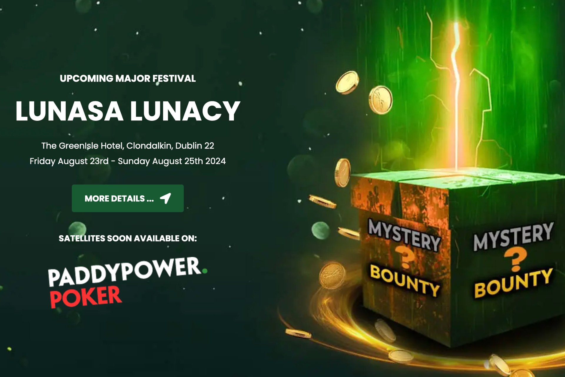 Photo of Irish Poker Tour Gears Up for €150K GTD Lúnasa Lunacy Festival