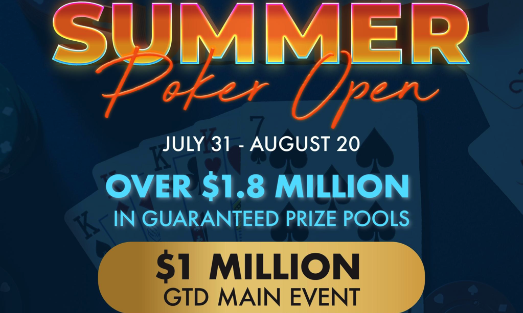 Summer Poker Open at Champions Club Offering $1M Guaranteed Main Event