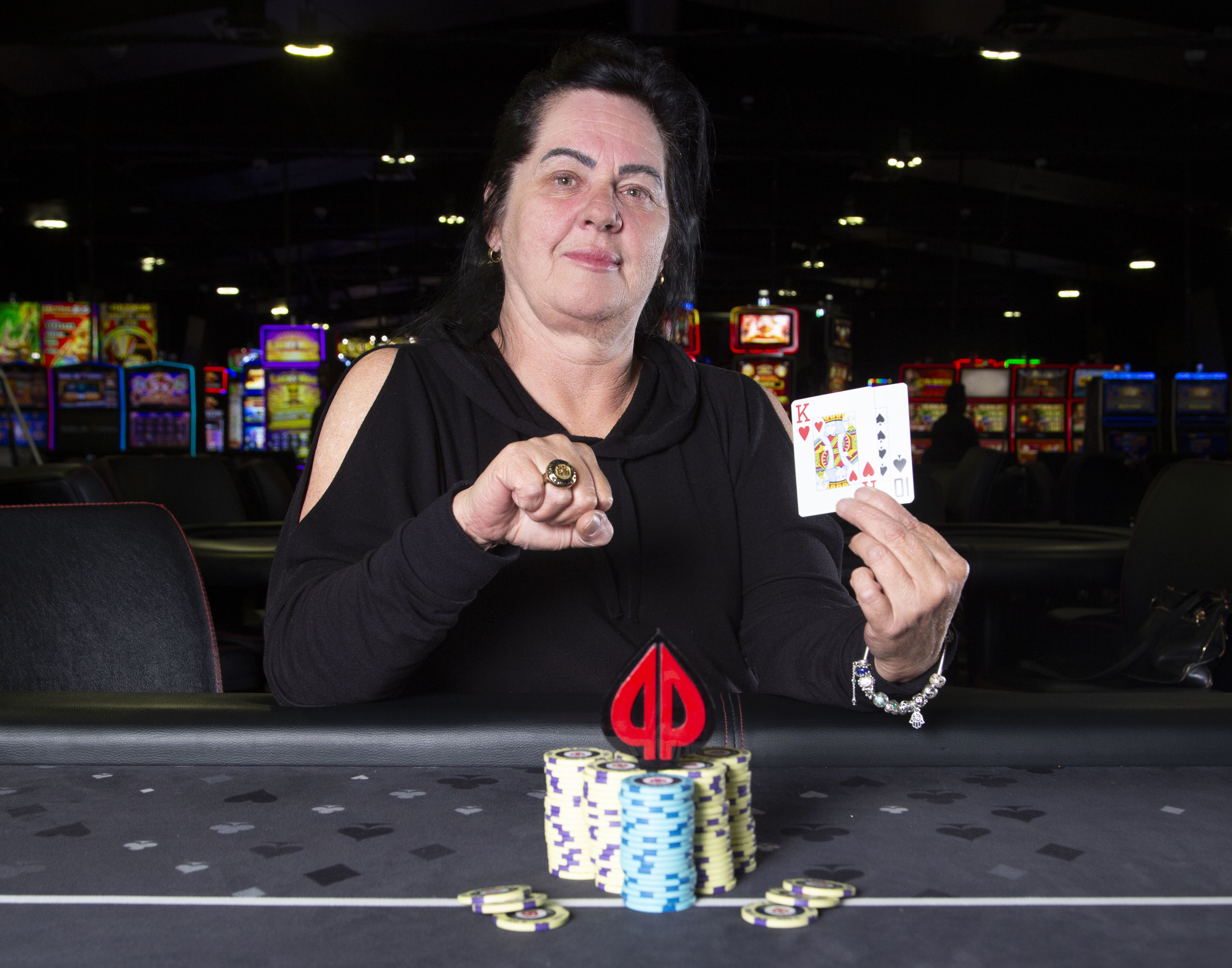 Sheila Vanderwoude Faces it All to win Event #10: $300 Ladies Event