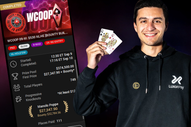 Manual Carvalho fatura primeiro título para Portugal no WCOOP 2024