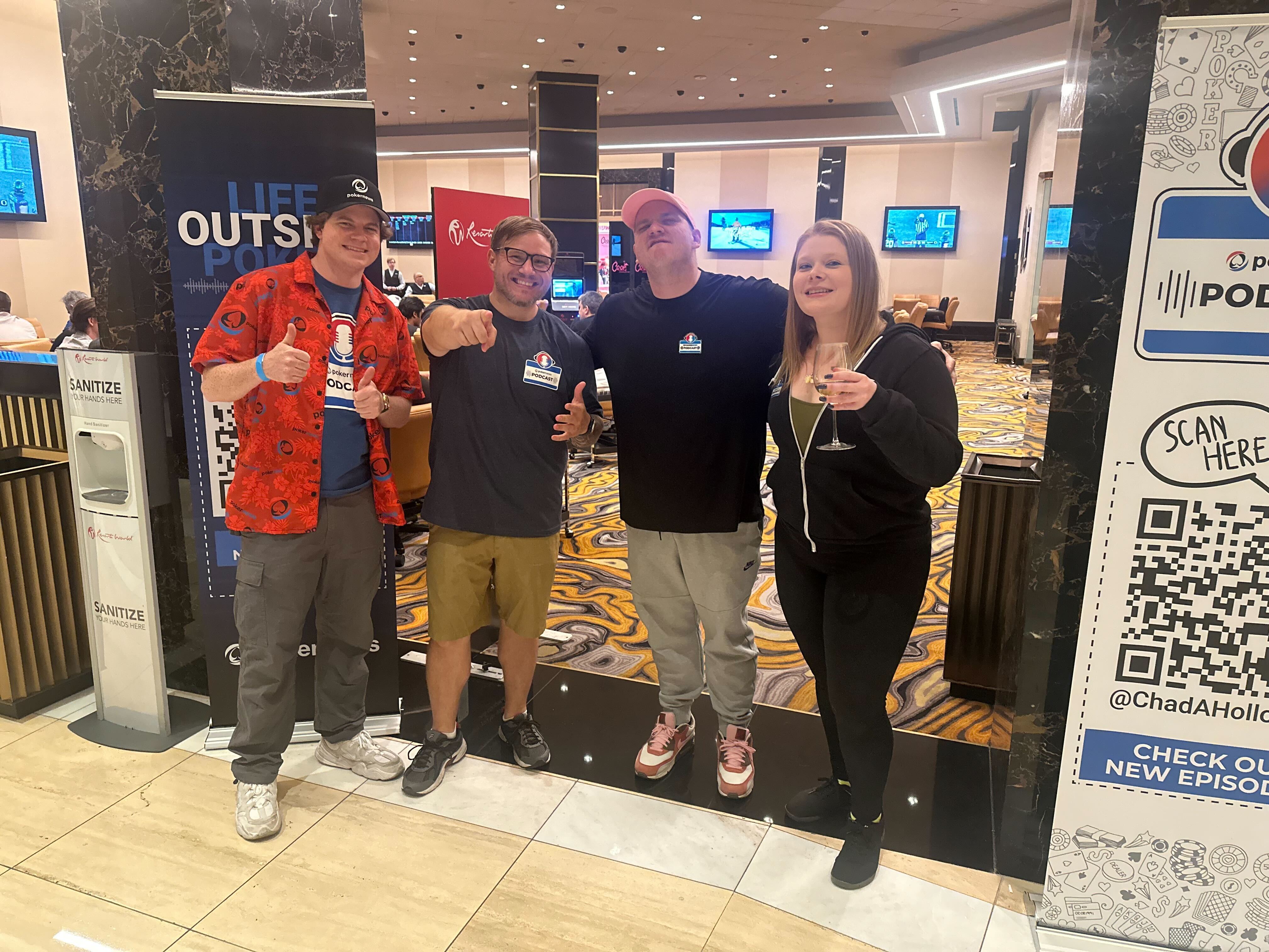Irate Player Removed from Saturday Night's PokerNews Podcast MUG at Resorts World