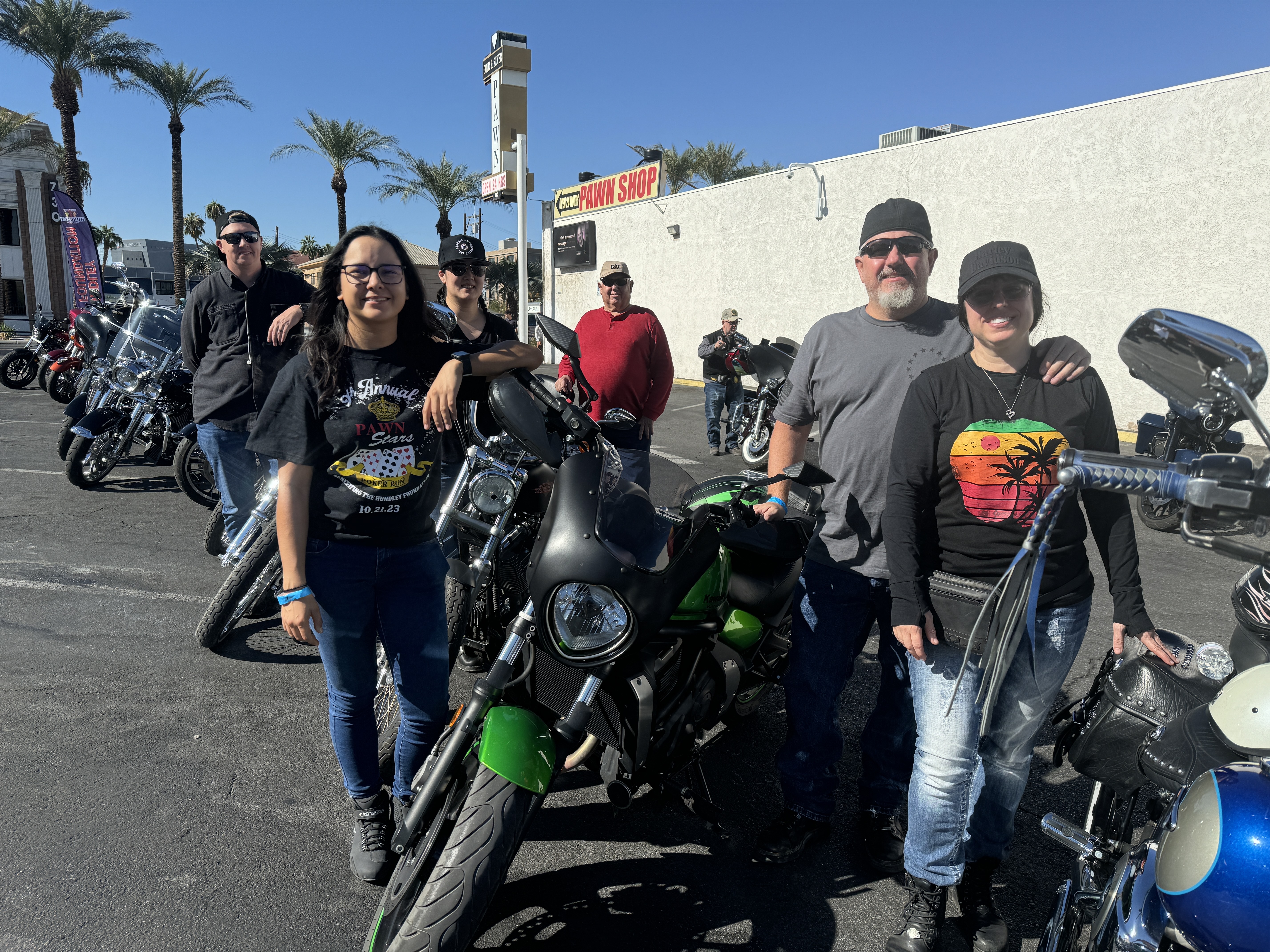 Las Vegas Bikers Ride in Memory of Slain Motorcyclist in Pawn Stars Poker Run