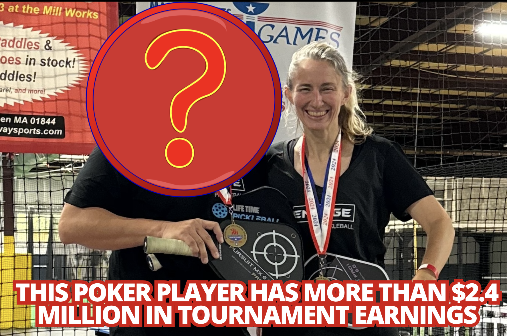 You’ll Never Guess Which Former Poker Pro Recently Became a Pickleball State Champion!