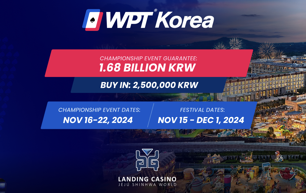 World Poker Tour (WPT) Headed to Korea as Part of Jeju Poker Festival