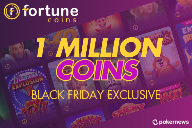 Get 1 MILLION FREE COINS this Black Friday with Fortune Coins Casino!