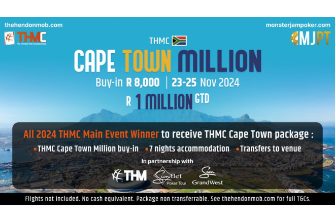 Follow the Live Updates for THMC Cape Town Million on PokerNews