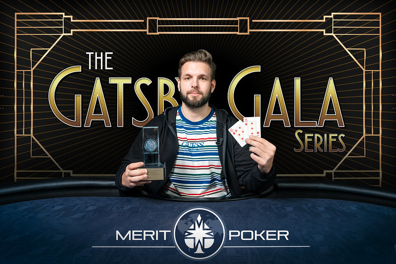 Dawid Smolka Kicks Off Merit Poker Gatsby Gala Series w/ $2,200 Warm Up Win