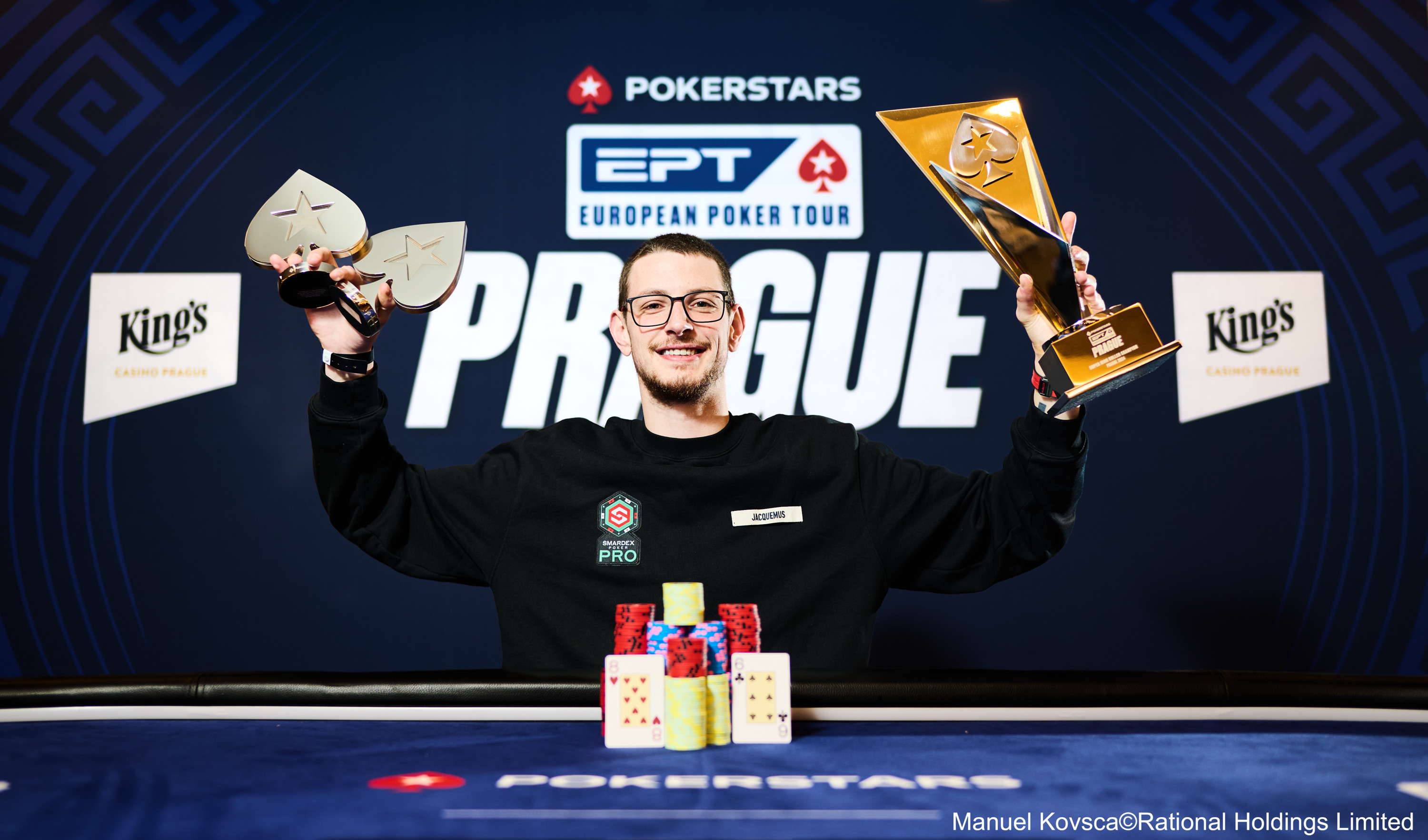 Unstoppable Santerne Completes Hat-trick of High Roller Titles at EPT Prague