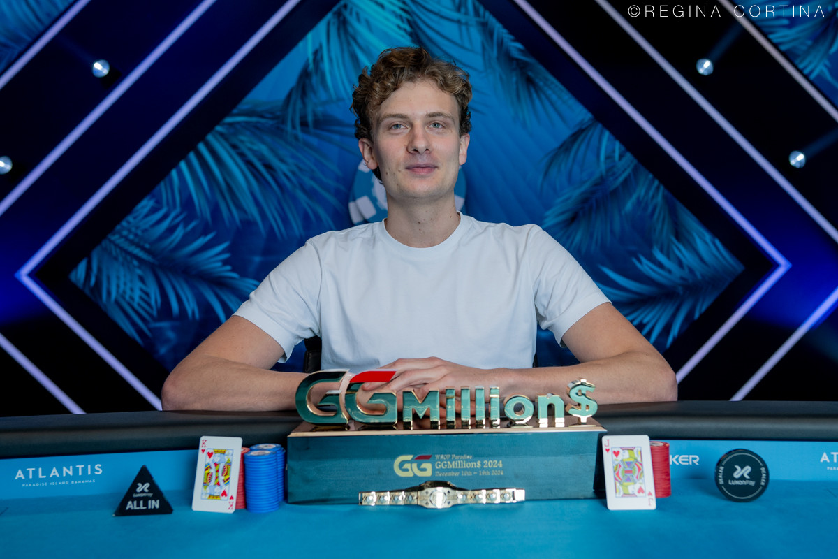 Johannes Straver Rides Into the WSOP Paradise Sunset With GGMillion$ Championship Title