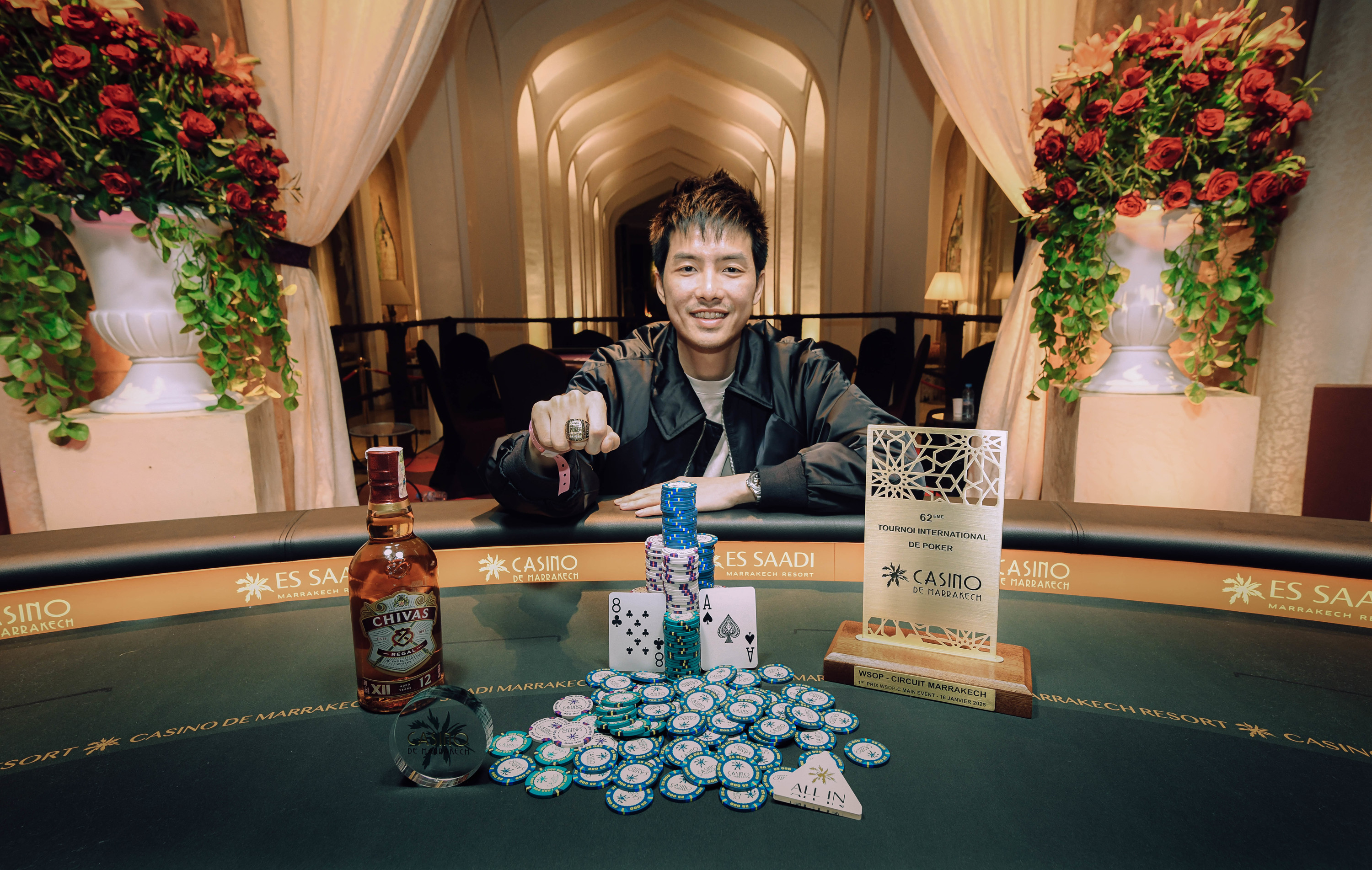 Justin Tsui Tops Record-Breaking WSOPC Marrakech Main Event