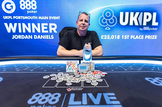 Jordan Daniels Wins the 888poker UKPL Portsmouth Main Event (£23,018)