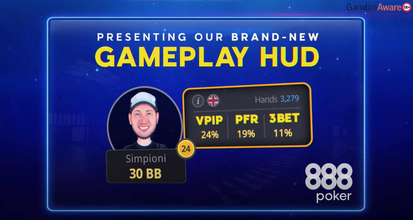 888poker Levels the Playing Field with New Gameplay HUD