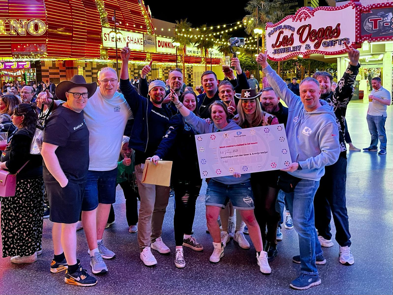 Dutch Duo Achieves World Record for Most Casino Visits in 24 Hours