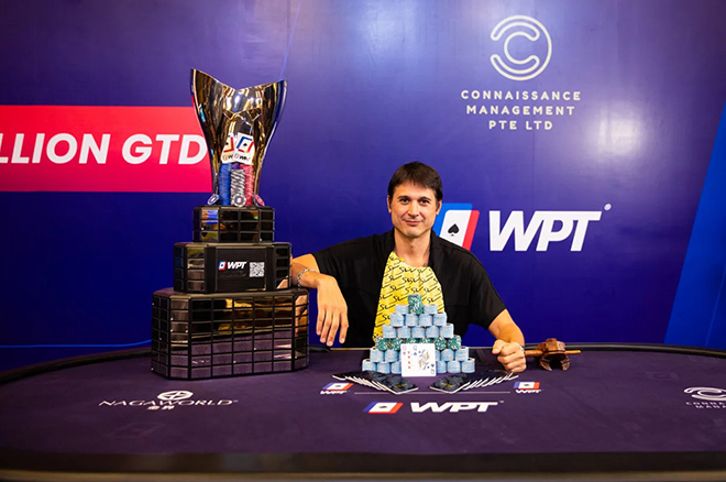 Artem Vezhenkov Wins the WPT Cambodia Championship for a Career-Best $390,650