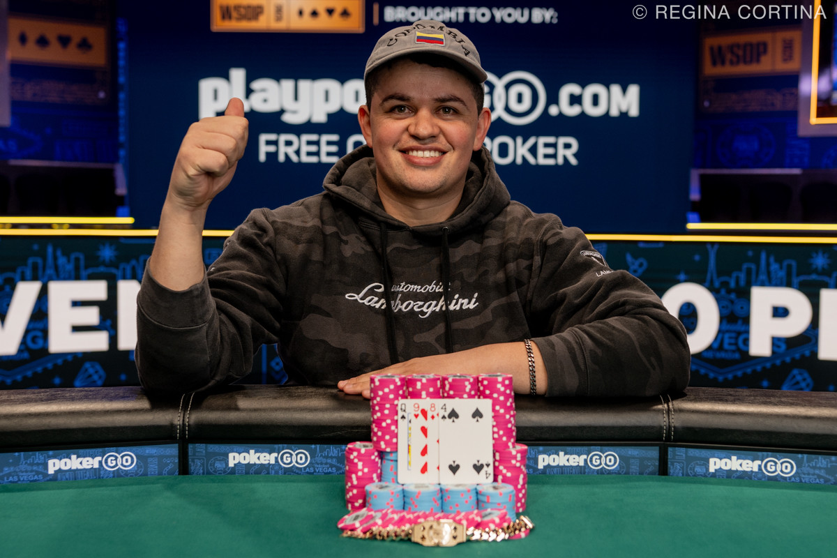 Cristian Gutierrez Wins $600 PLO Deepstack For His First Bracelet and $193,780
