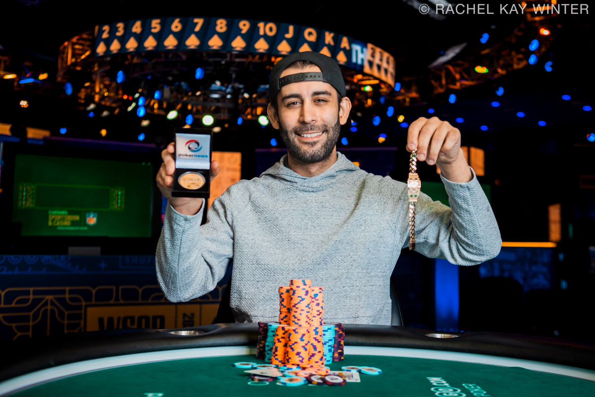 Fireworks in Las Vegas as Nick Ahmadi Wins PokerNews Deepstack
