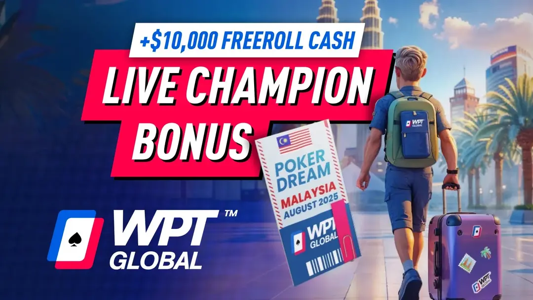 Win the Poker Dream Malaysia Main Event and WPT Global Will Add $100,000!