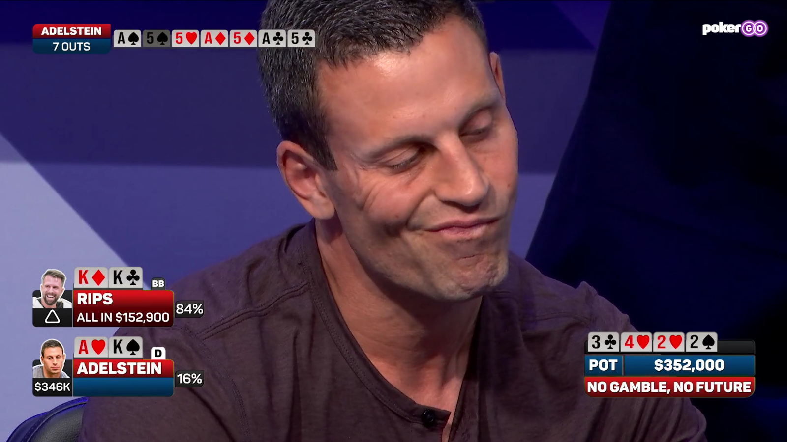 Garrett Adelstein Can't Catch a Break in Latest Poker Appearance