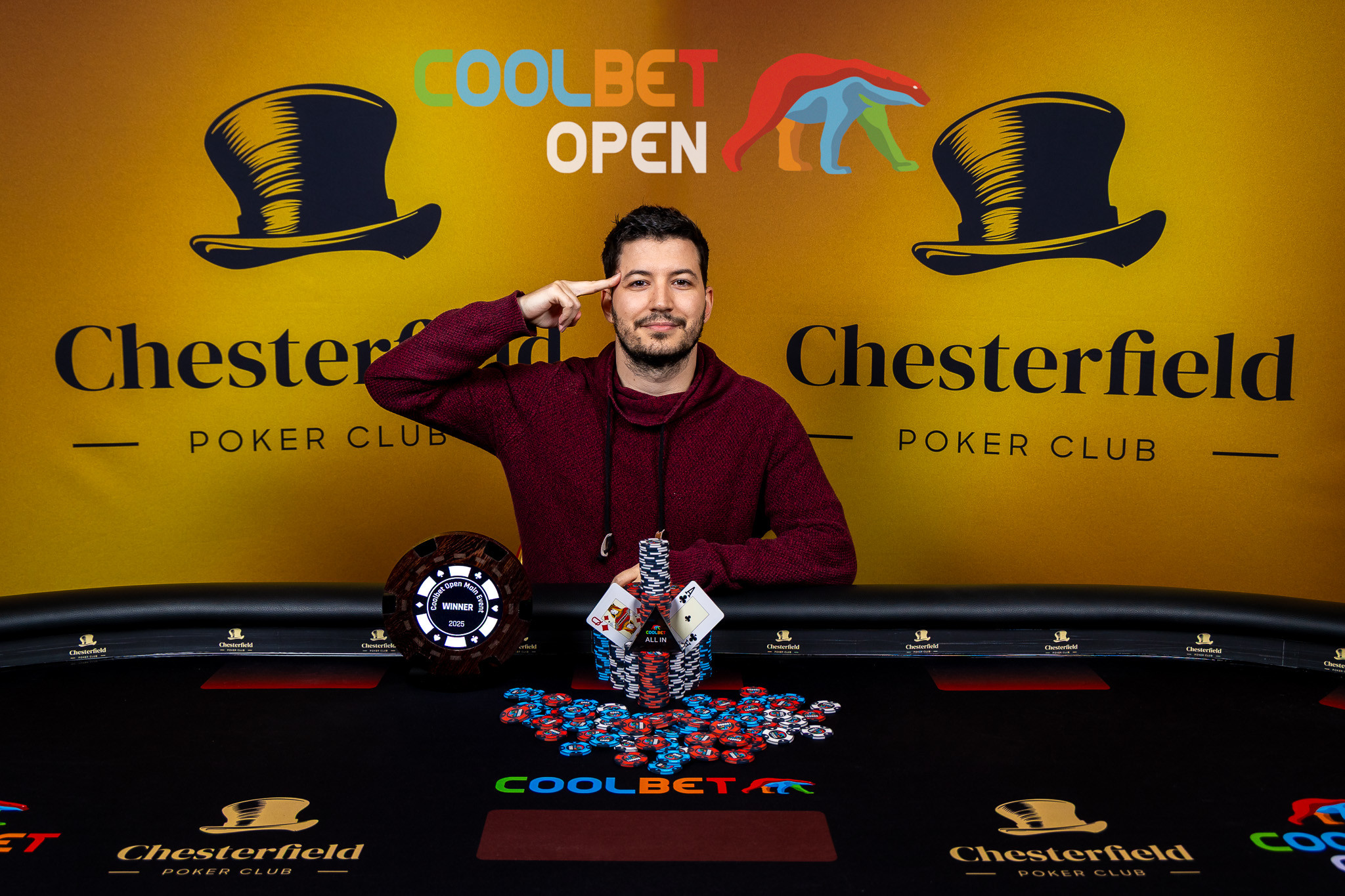 Guillermo Gordo Ships Coolbet Open Main Event for First Live Trophy and €48,400