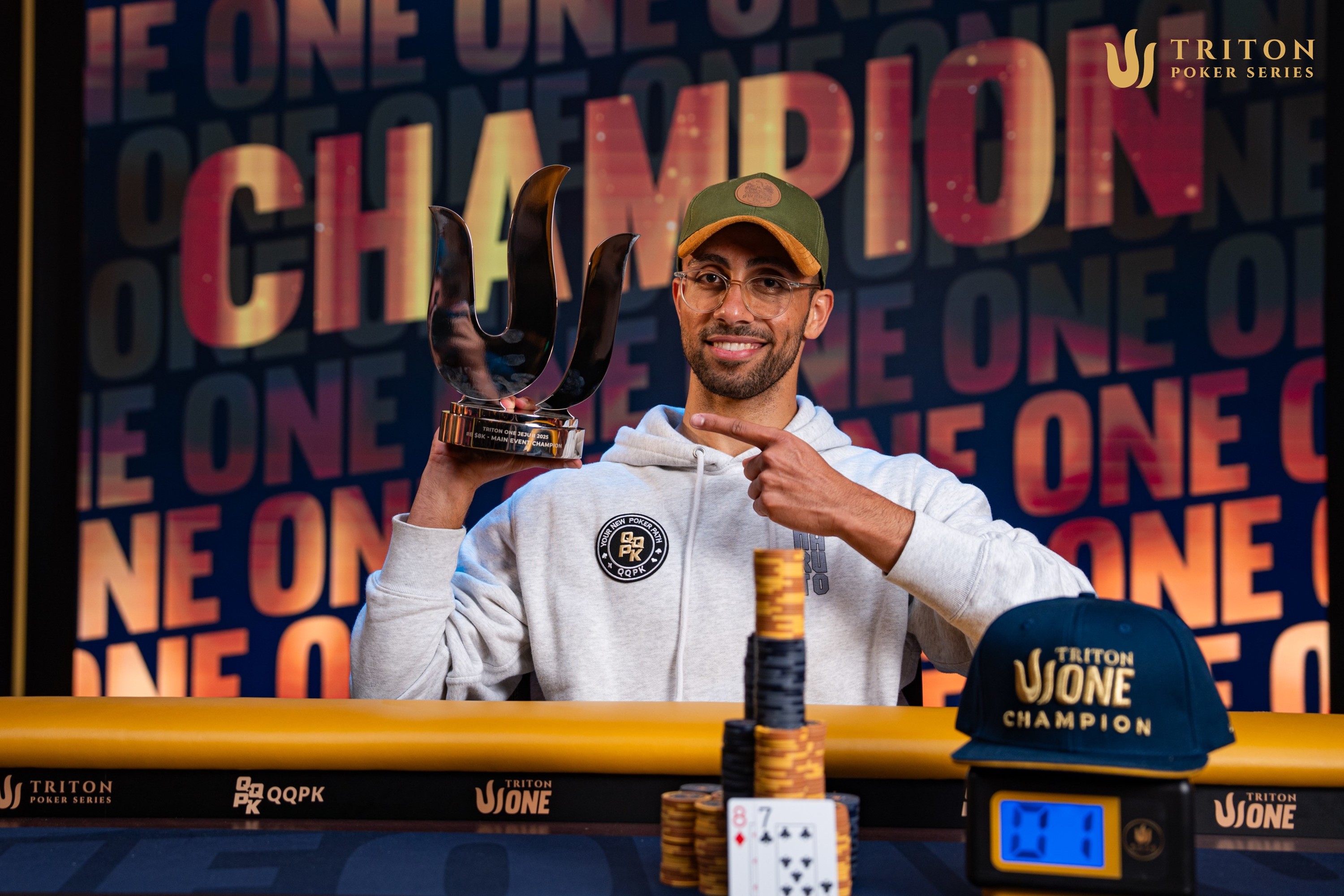 Former Footballer Beats the Pros in First-Ever Triton ONE Main Event for $975,225