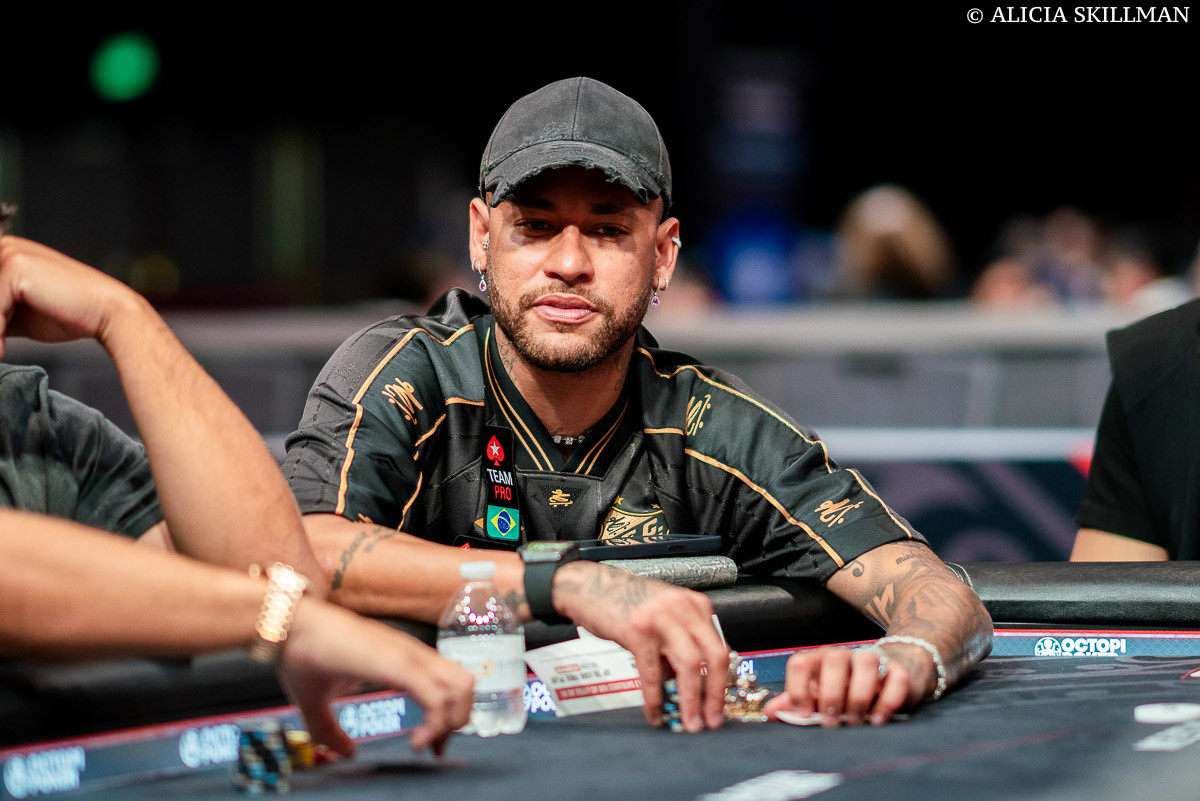 Neymar Chasing Poker World Championship Title & $186K in Online $10K Buy-in