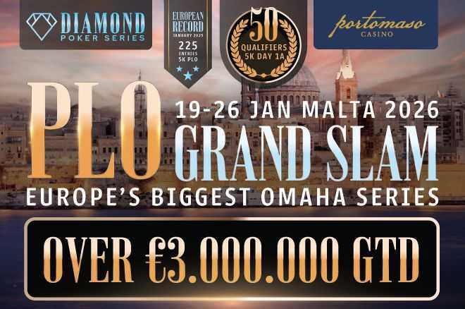 PLO Grand Slam Malta Returns for 2026 at Portomaso Casino