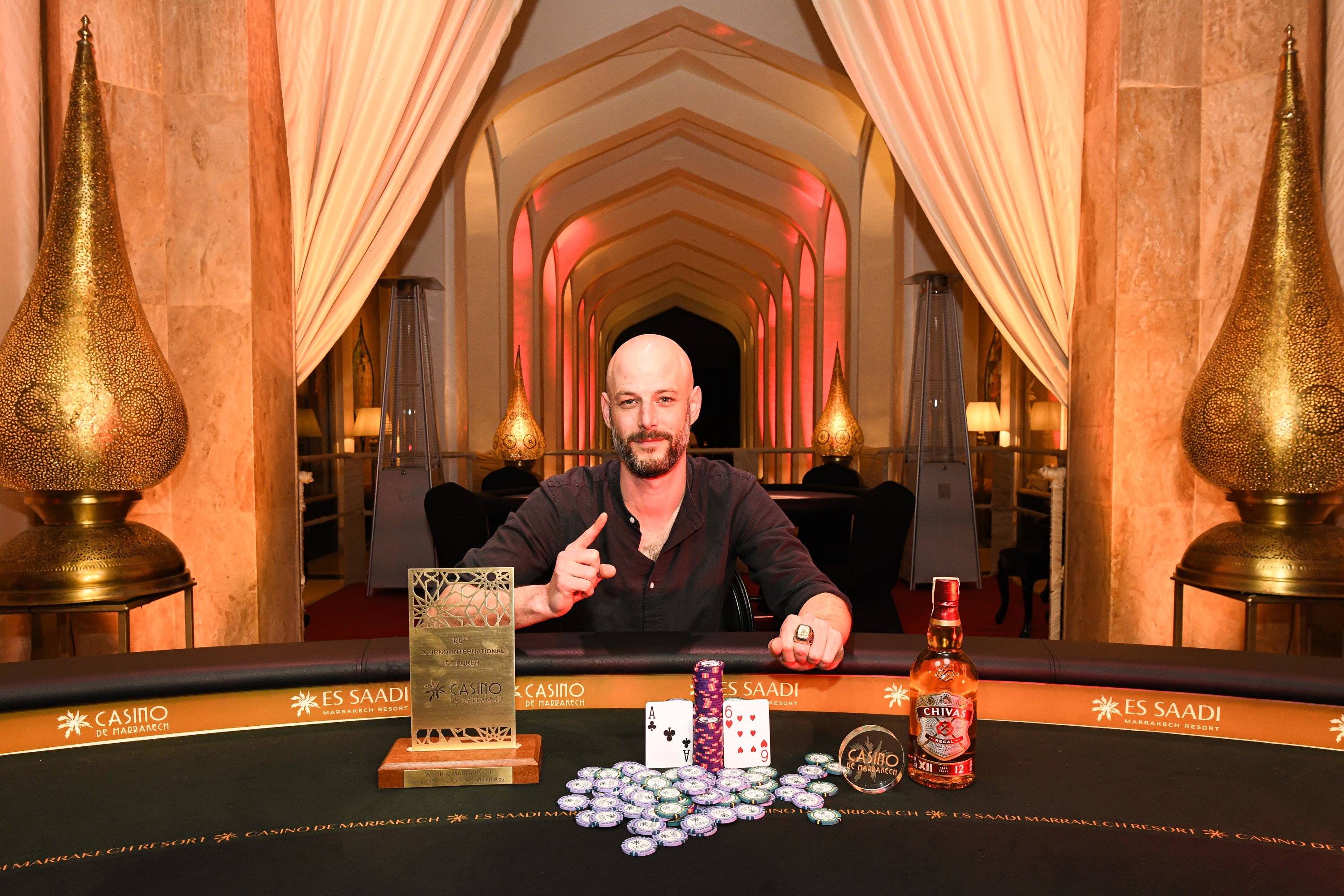 Sandro Carucci’s Wins WSOP Circuit Marrakech Main Event (3,000,000 MAD)
