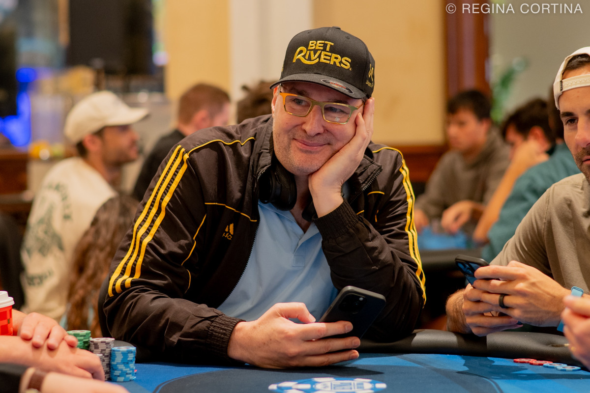 Phil Hellmuth WSOP Europe tournament poker table Prague