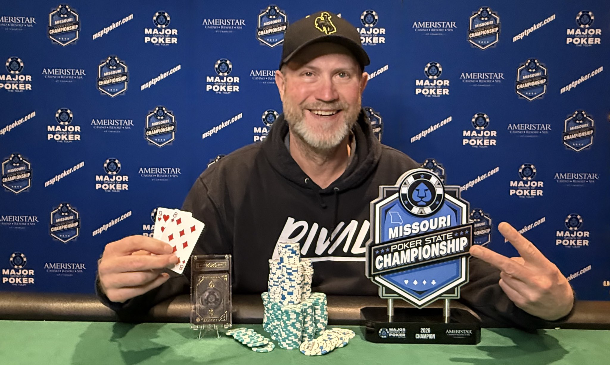 Mike Estes Wins Season 17 Missouri Poker State Championship for 2nd MSPT Title; Eyes POY Title