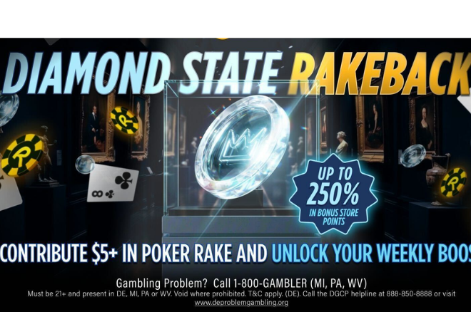 BetRivers Launches “Diamond State Rakeback” in Delaware with Up to 250% Weekly Boosts