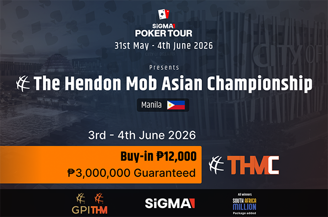 Inaugural Hendon Mob Championship Asian Champion Set During SPT Manila