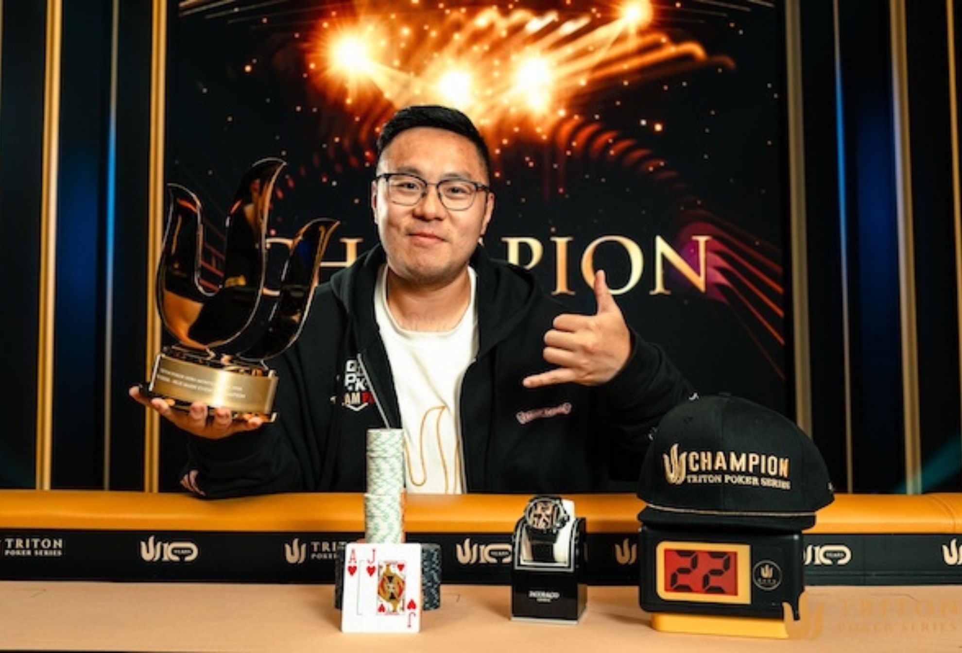 Danny Tang Gets Emotional After Winning $3.5 Million in Triton Main Event