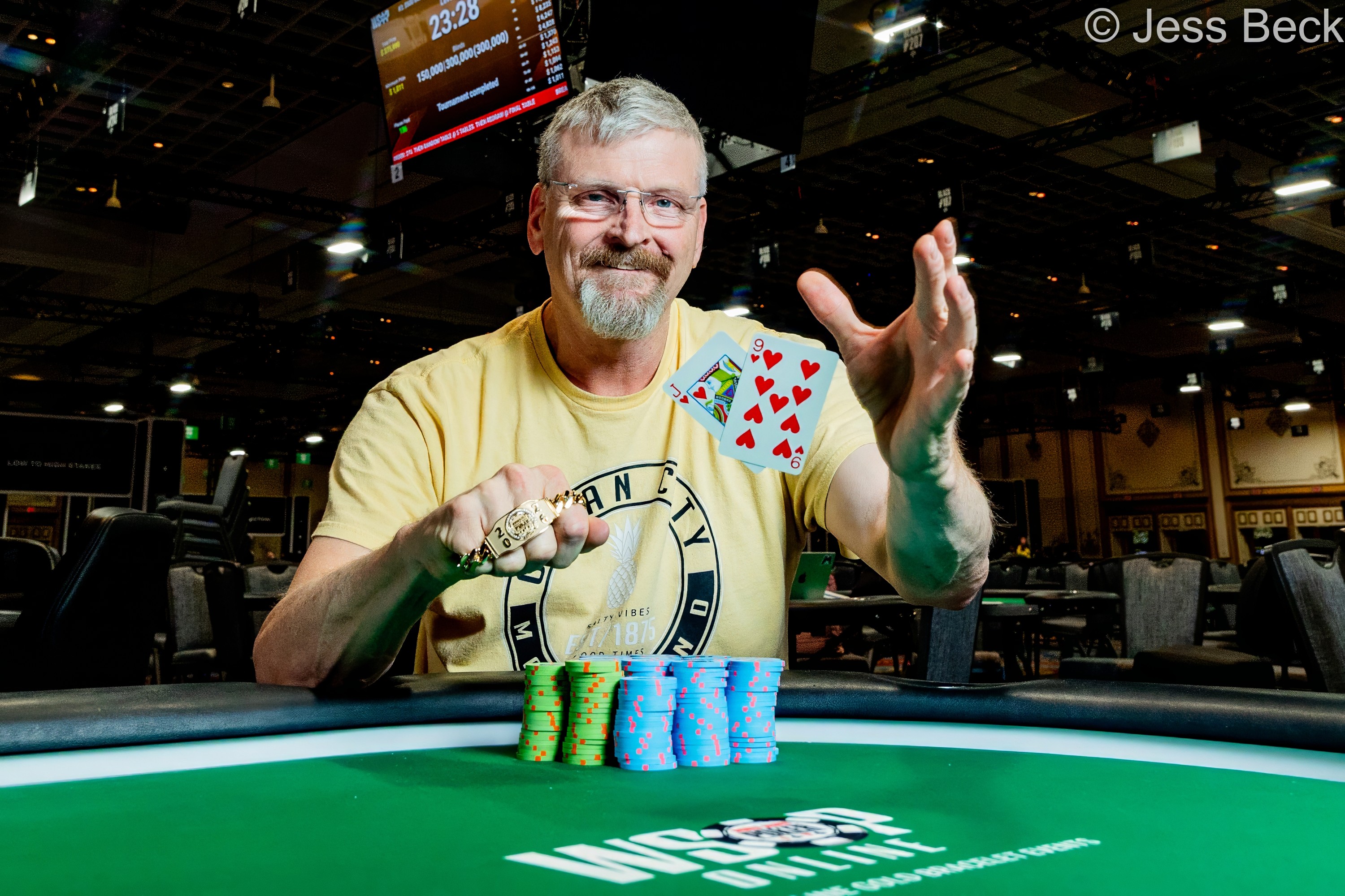 Jerome Neppl Dominates Event #3: $500 Industry Employees No-Limit Hold'em For Career-Highlight Win