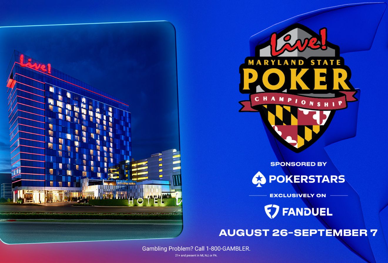 PokerStars Exclusively on FanDuel to Sponsor Maryland State Poker Championship