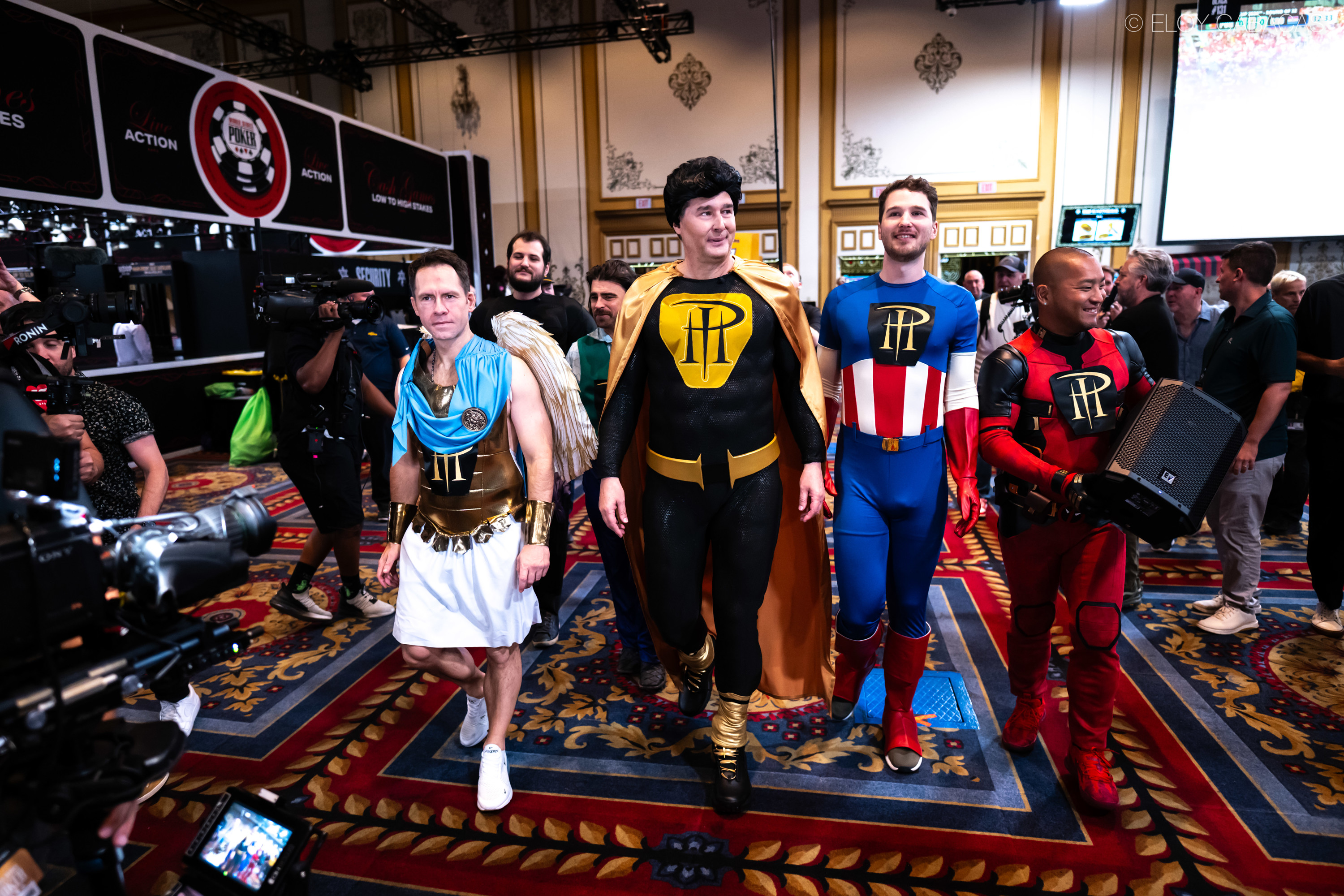 WATCH: 'Superhero' Phil Hellmuth Makes Annual WSOP Main Event Entrance