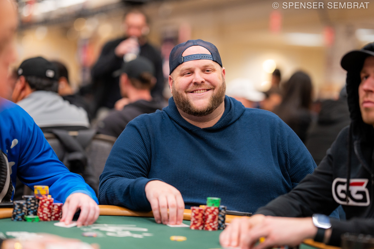 Nick Rigby Calls All-In Bet with Half a ‘Dirty Diaper’ in the Main Event